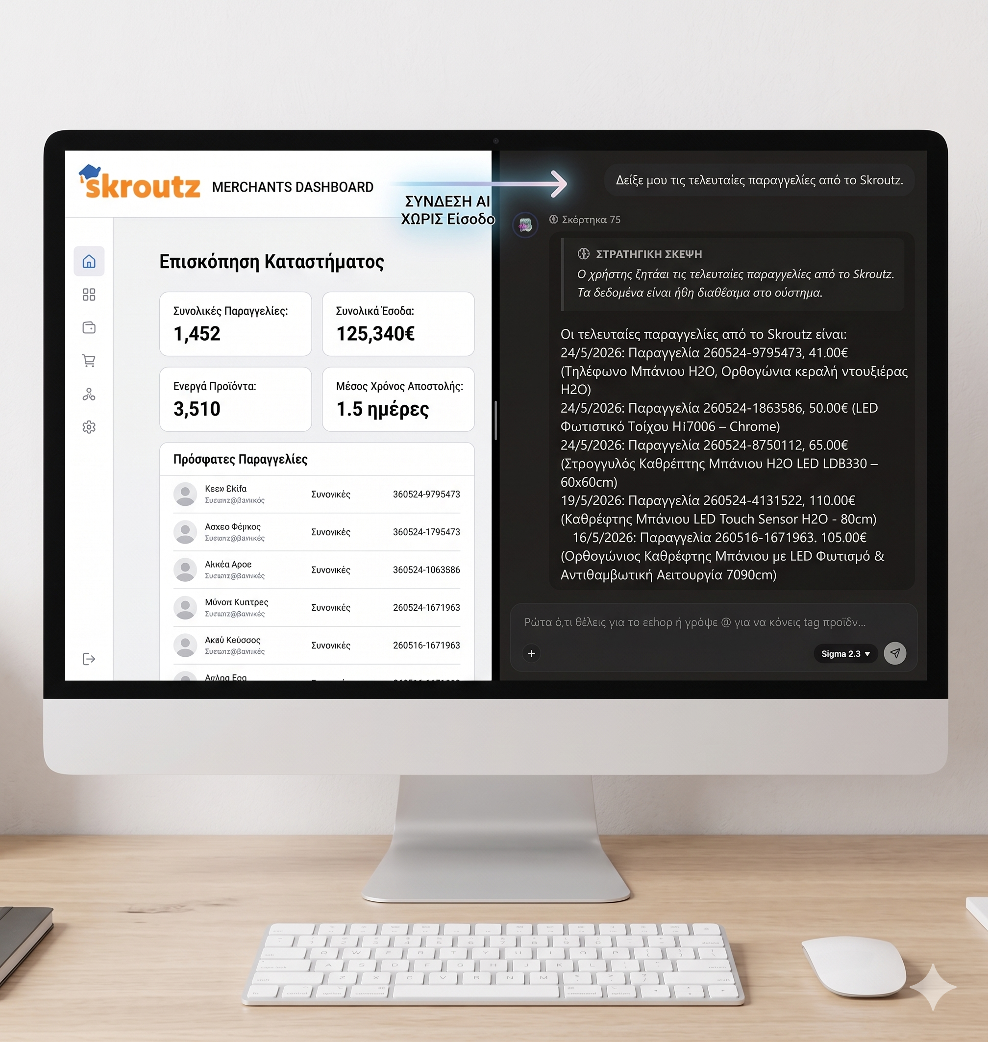 Inventory management dashboard
